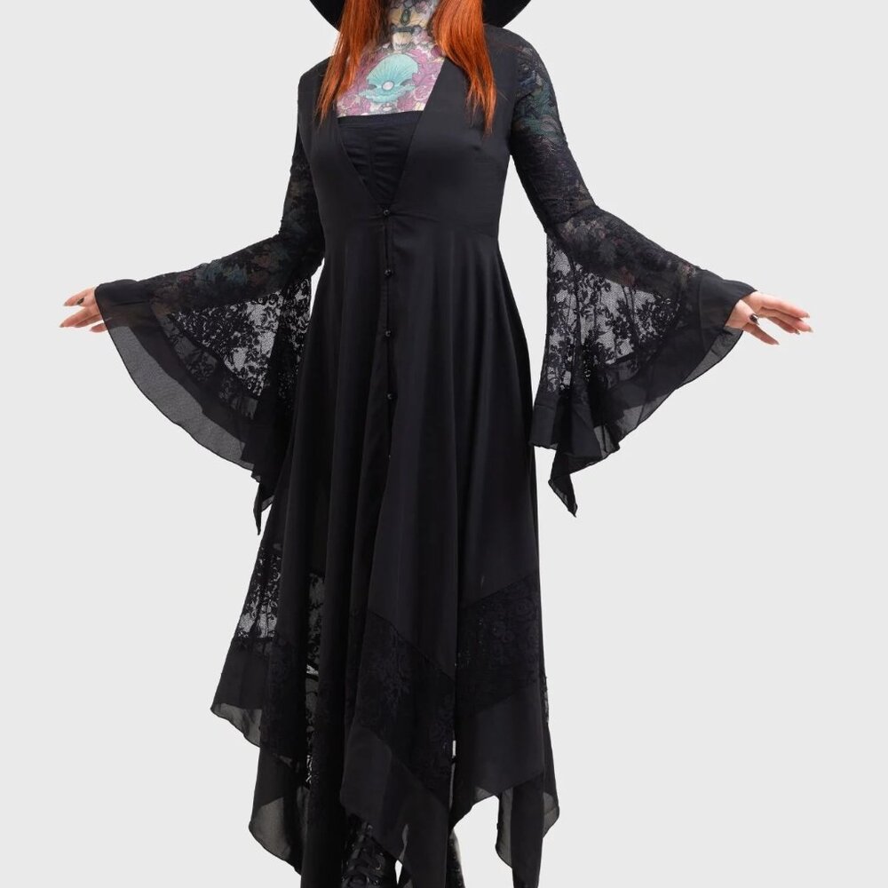 NWT Killstar Misty Night Maxi Dress XXL